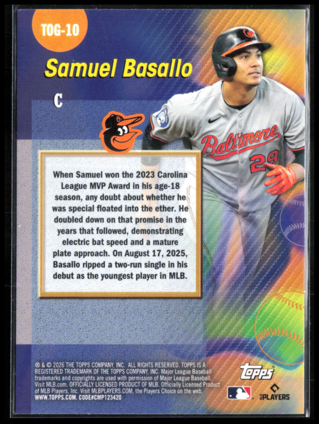 Samuel Basallo RC