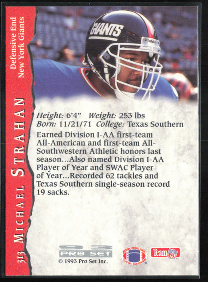 Michael Strahan 1993 Pro Set