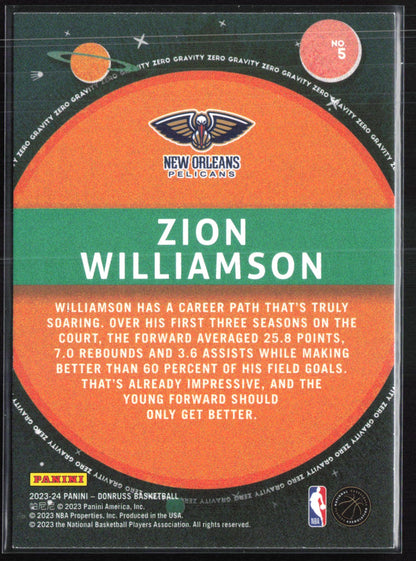 Zion Williamson Zero Gravity