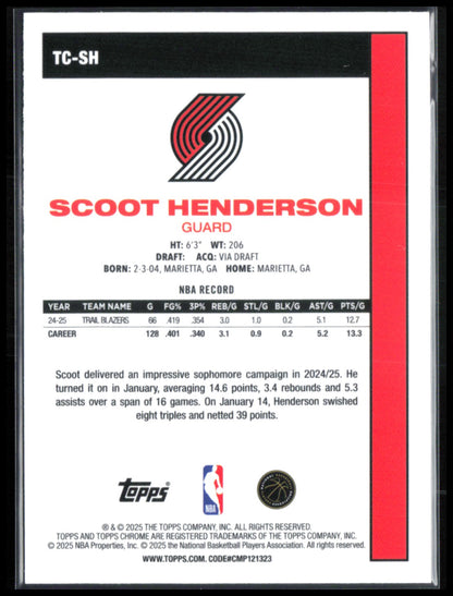 Scoot Henderson Mojo