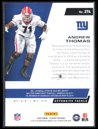 Andrew Thomas RC /99 1st Down