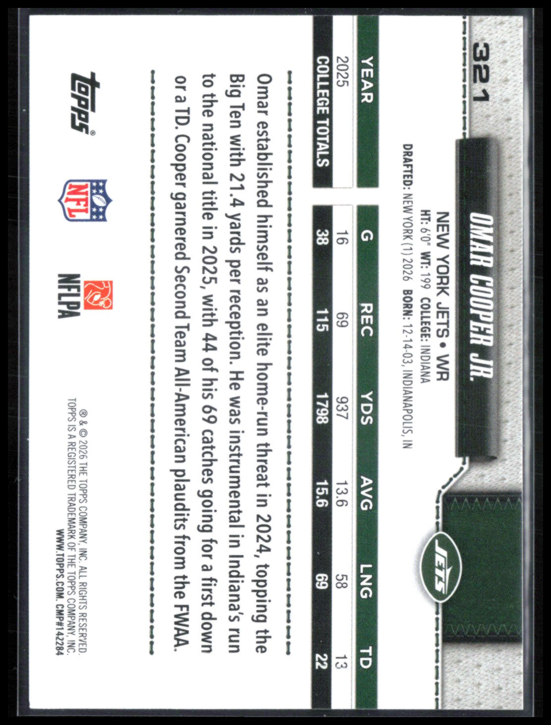Omar Cooper Jr. RC
