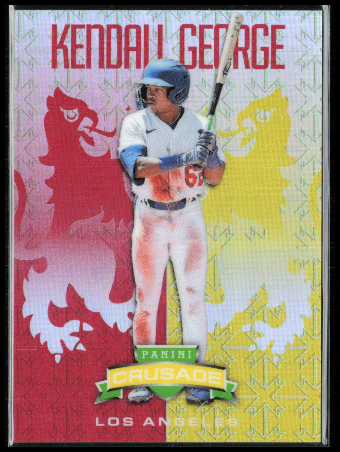 Kendall George Red Yellow /25 Prizm