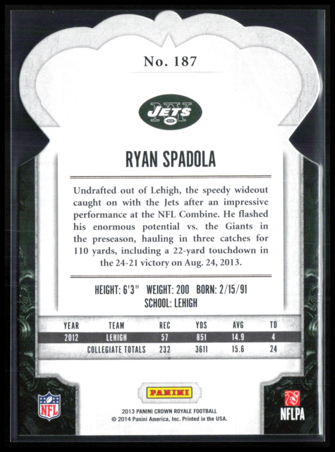 Ryan Spadola RC /299