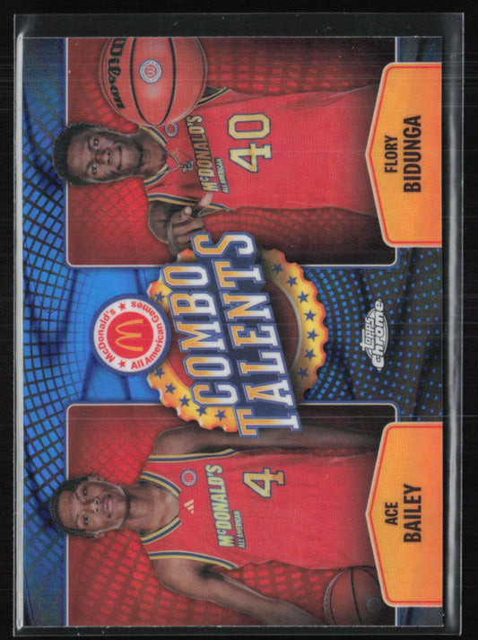 Ace Bailey/Flory Bidunga Combo Talents Blue Raywave