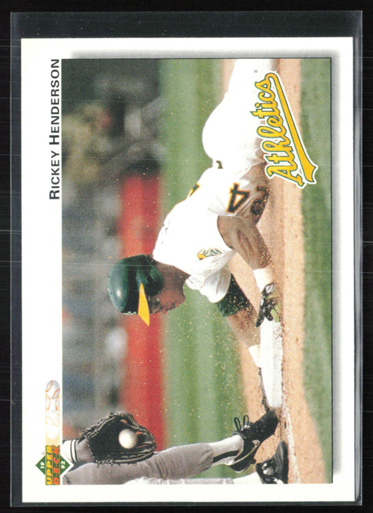 Rickey Henderson 1992 Upper Deck