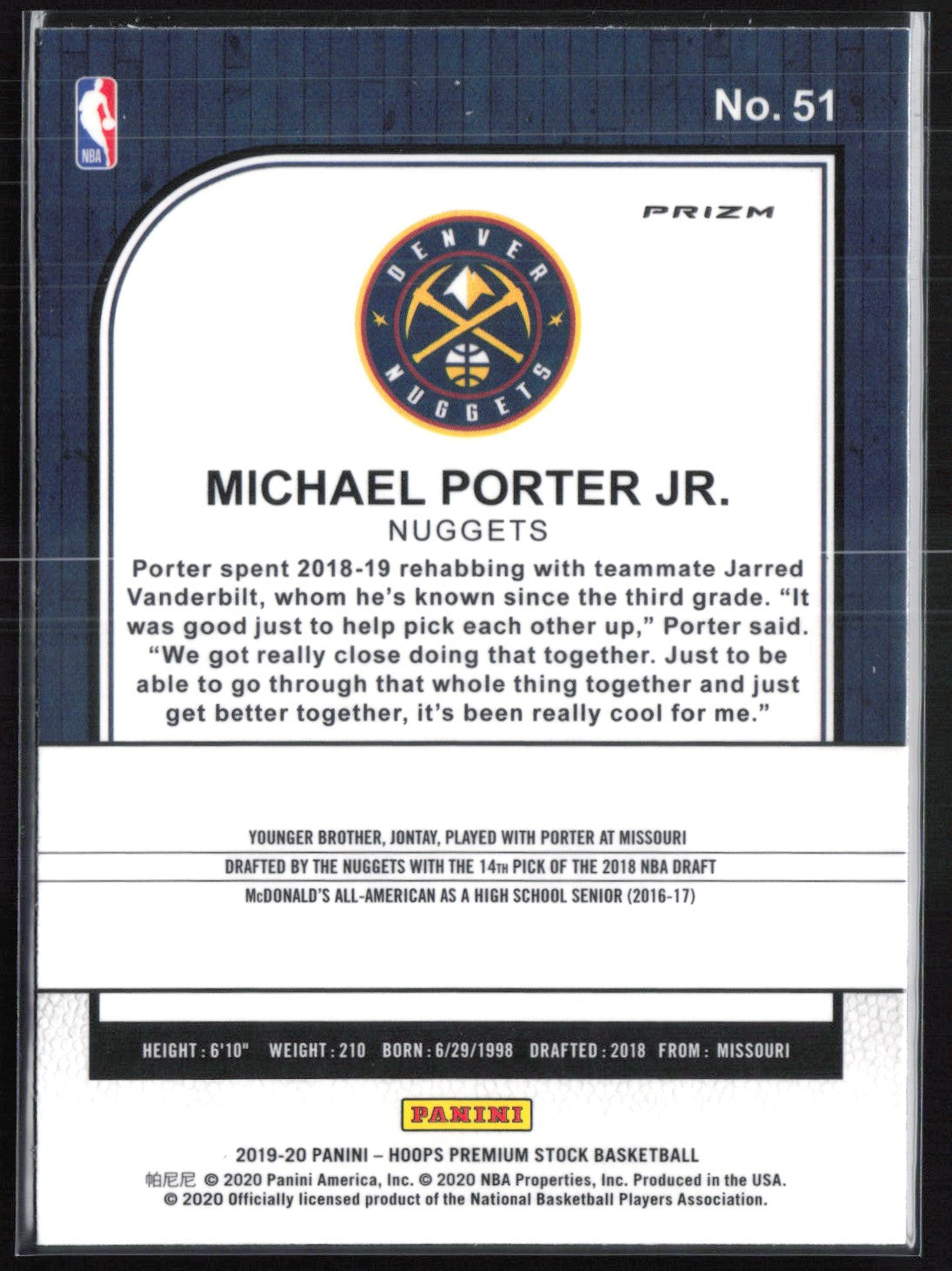 Michael Porter Jr. Scope
