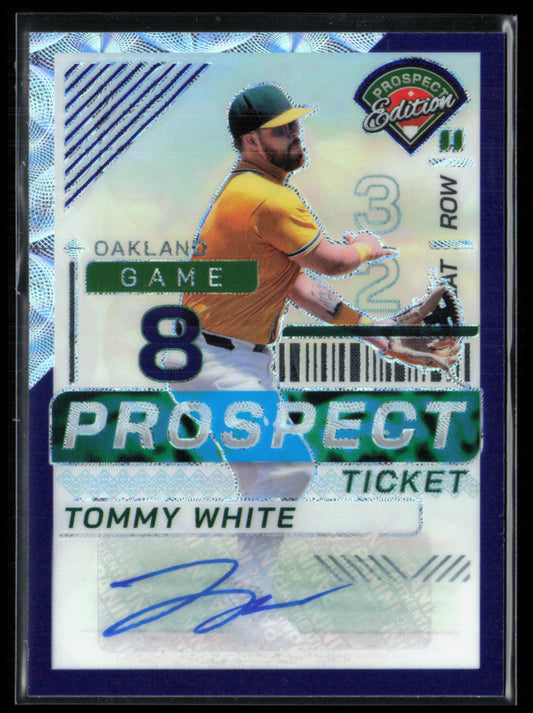 Tommy White Auto Scope /49 Prospect Ticket