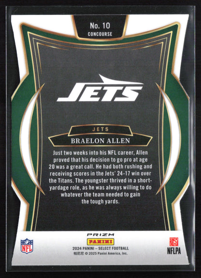 Braelon Allen RC Silver Die-Cut