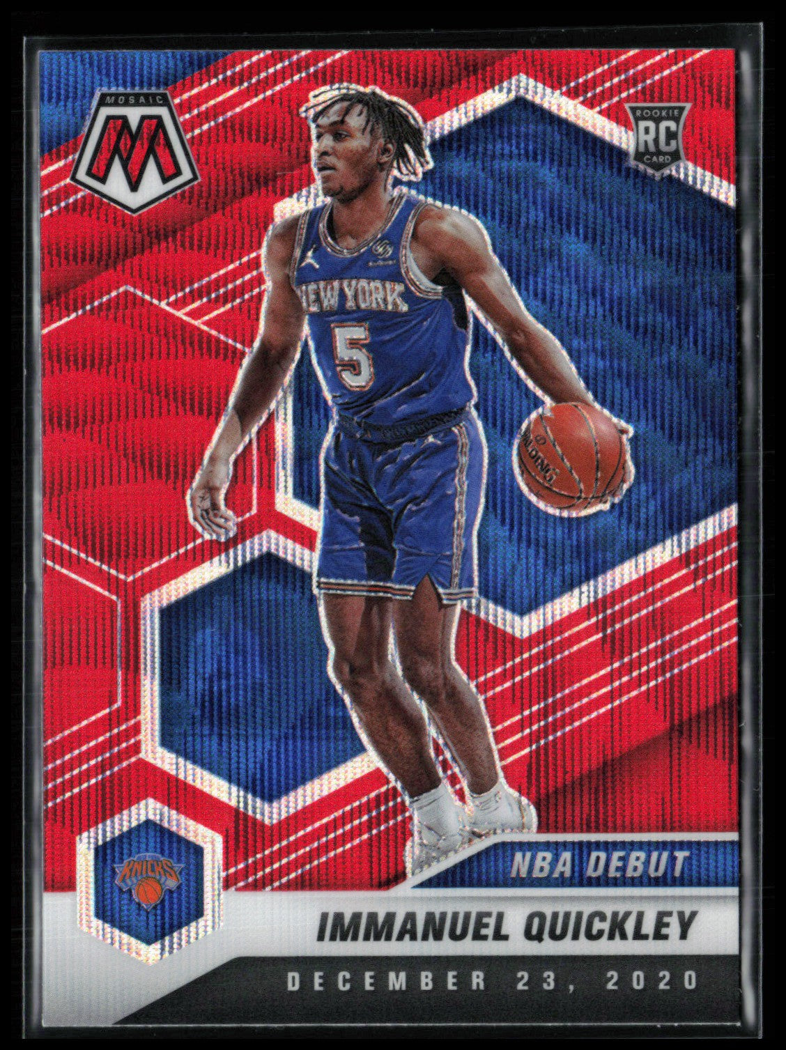 Immanuel Quickley RC Red Wave