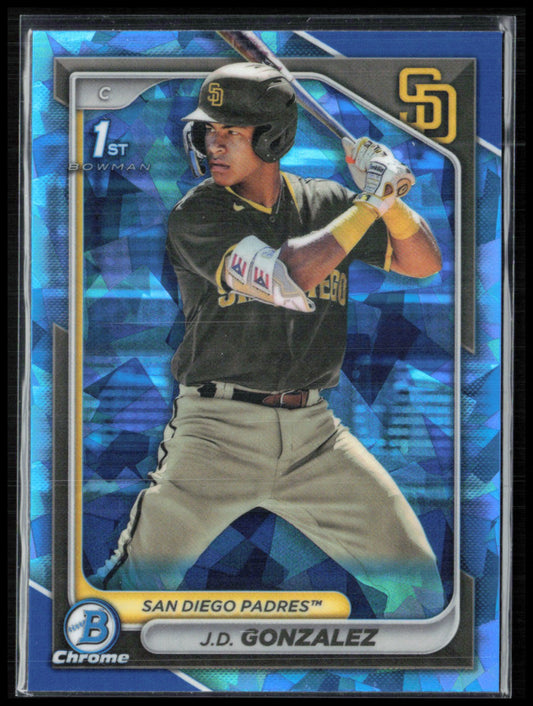 J.D. Gonzalez 1st Bowman Sapphire