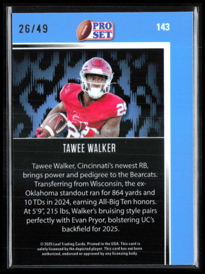 Tawee Walker /49