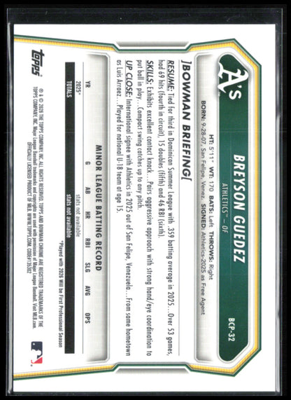 Breyson Guedez 1st Bowman Reptliian Refractor
