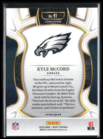 Kyle McCord RC Purple Shock /699