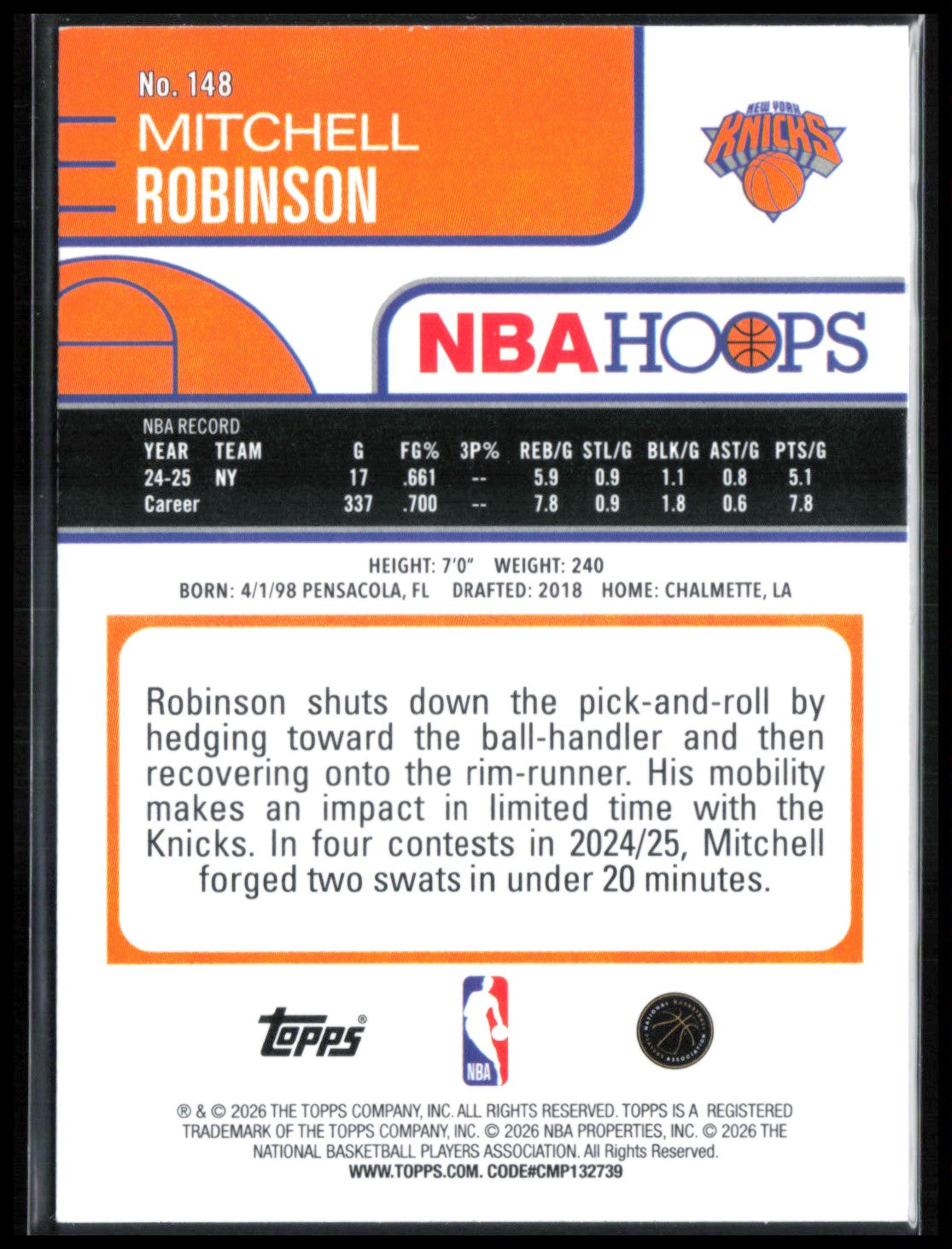 Mitchell Robinson Sandglitter