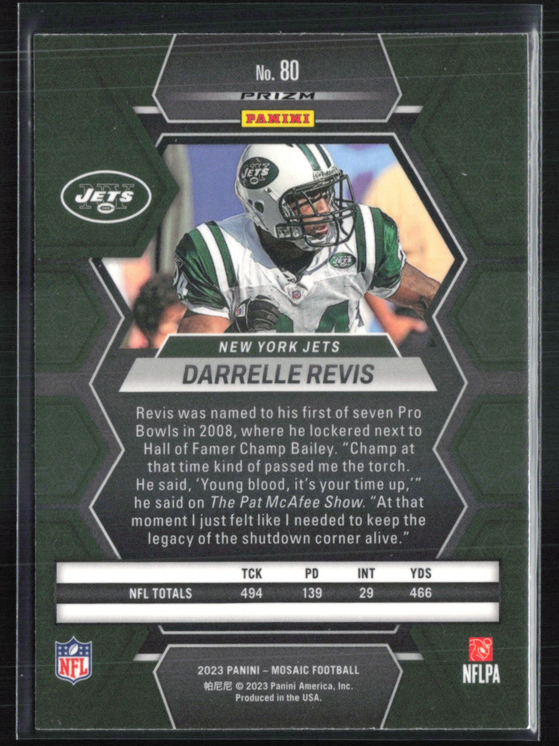 Darrelle Revis Mosaic Prizm