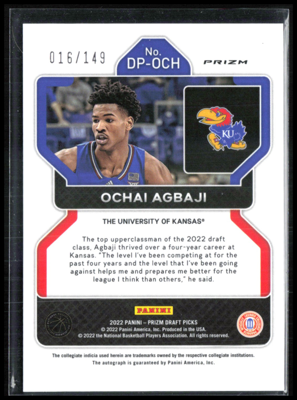 Ochai Agbaji Auto /149