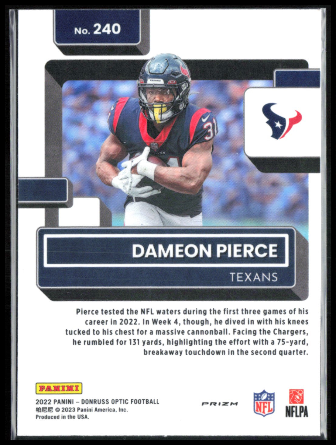Dameon Pierce RC Holo