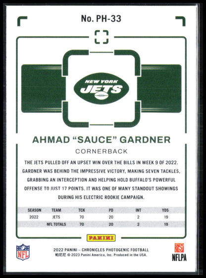 Ahmad Sauce Gardner RC