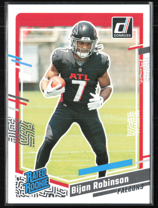 Bijan Robinson RC Rated Rookie