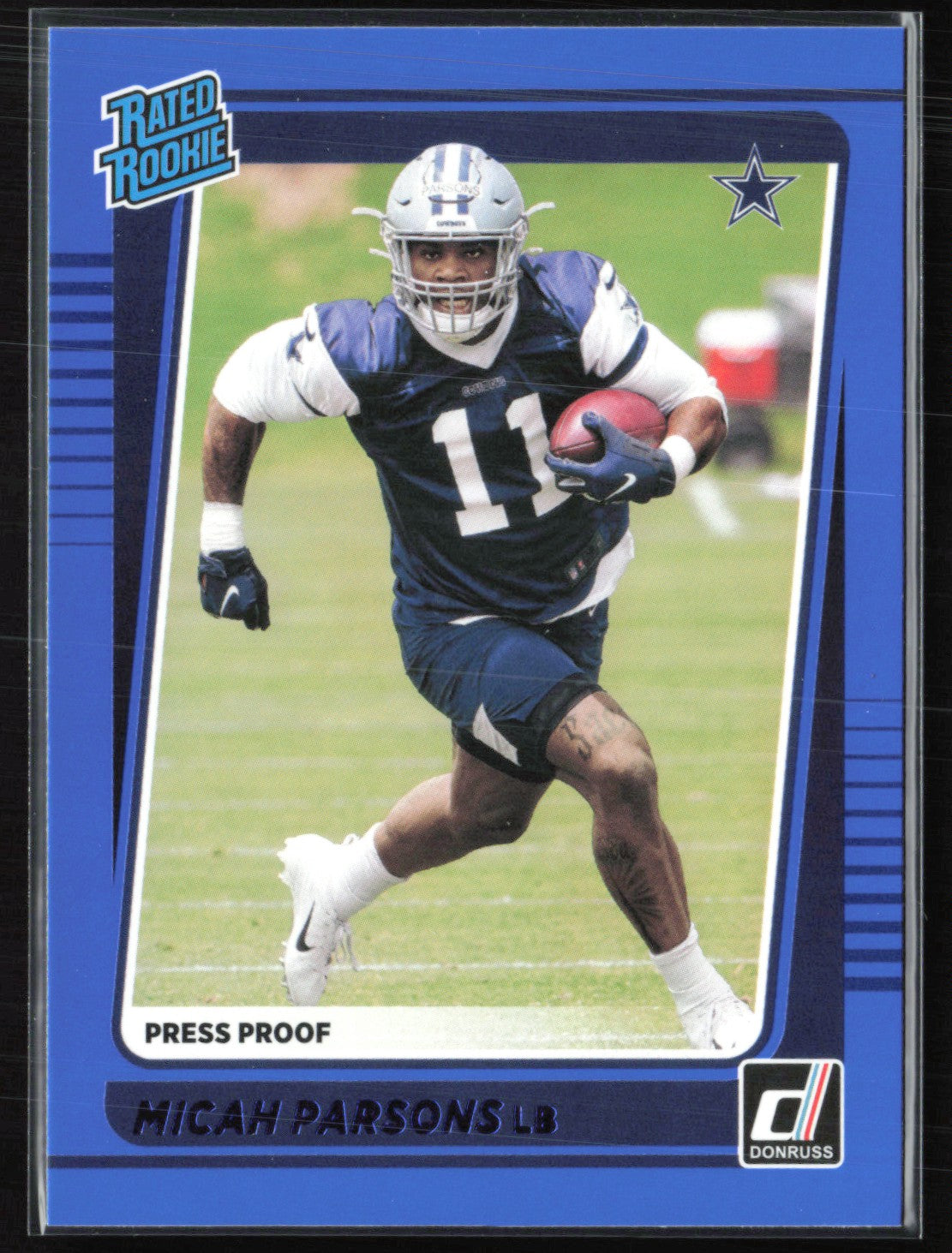 Micah Parsons RC Press Proof Blue