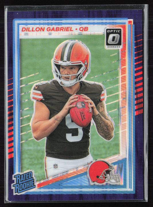 Dillon Gabriel RC Puprle Shock Optic Rated Rookie