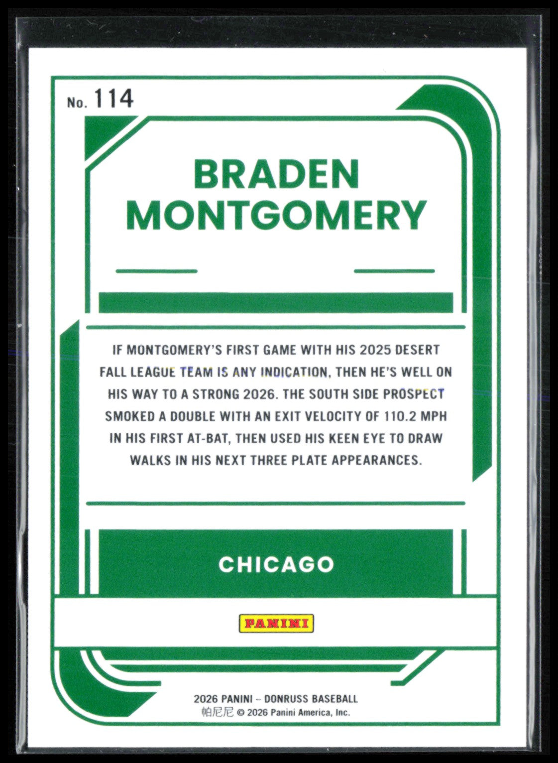 Braden Montgomery Rated Prospect Lazer