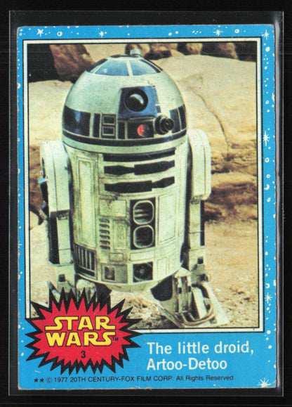 The little droid, Artoo-Detoo 1977 Topps Star Wars