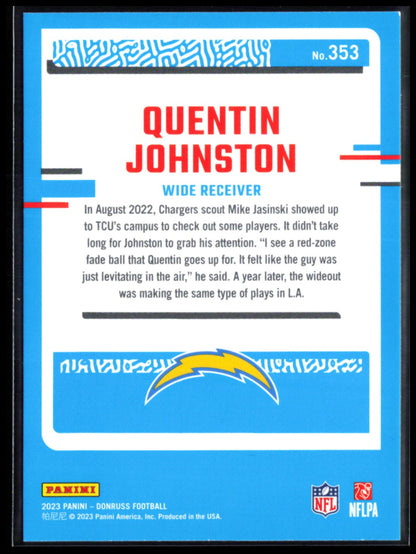 Quentin Johnston RC