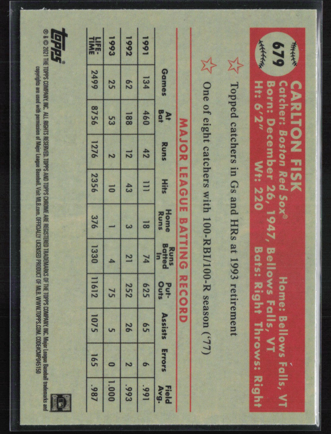 Carlton Fisk