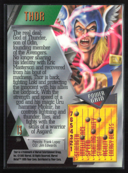 Thor 1996 Marvel Metal
