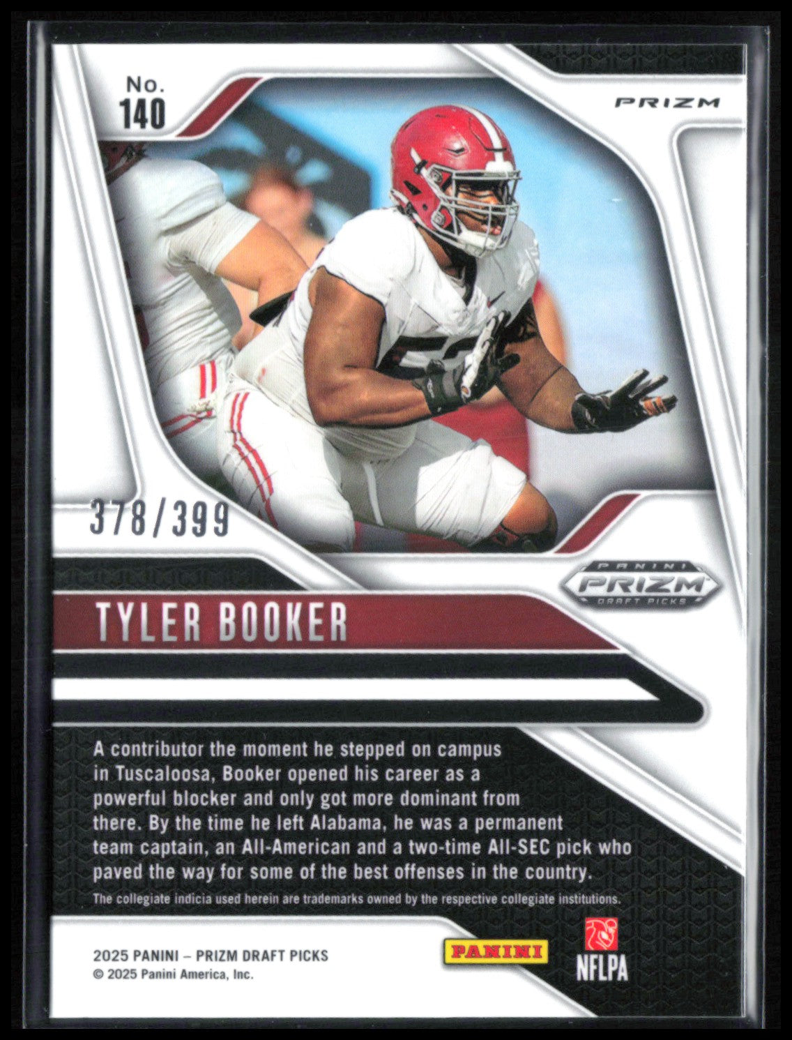 Tyler Booker RC Red /399