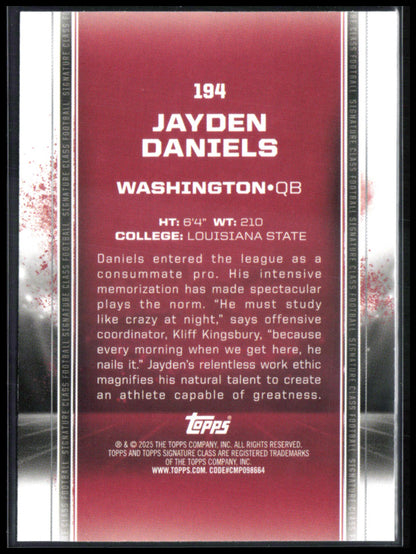 Jayden Daniels RC
