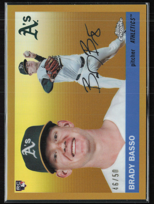 Brady Basso RC Gold Refractor /50 2025 Topps Chrome Platinum