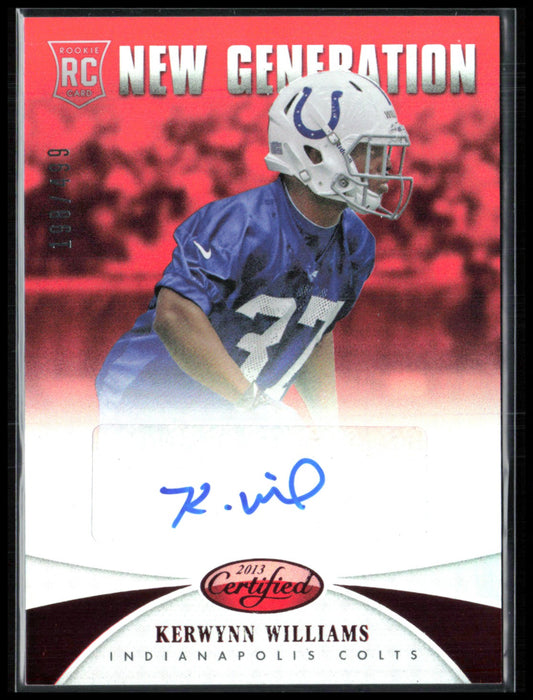 Kerwynn Williams RC Auto /499
