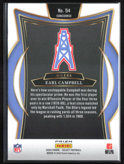 Earl Campbell Black Red Shock