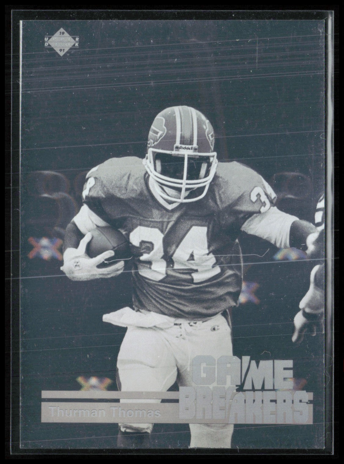 Thurman Thomas Game Breakers Hologram