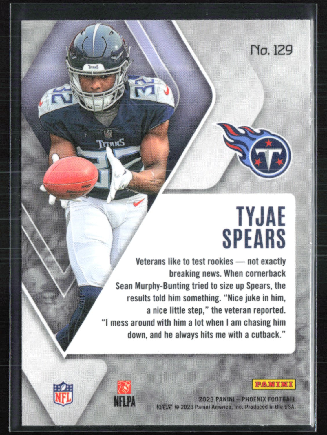 Tyjae Spears RC Silver