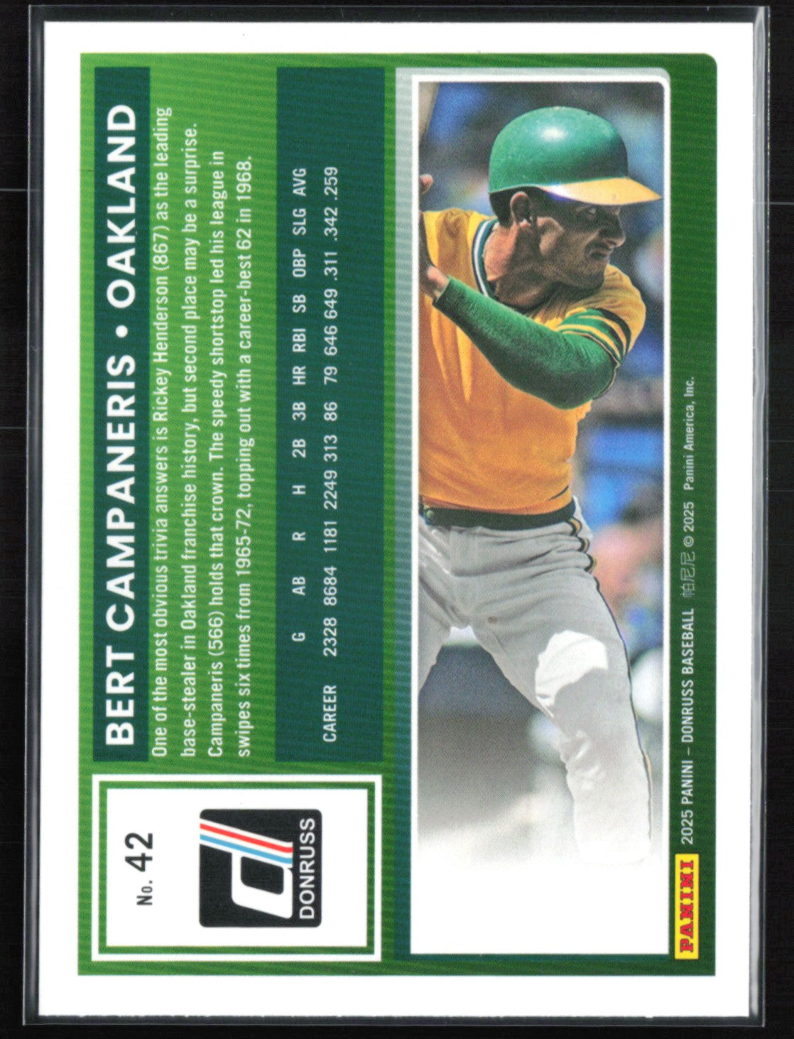 Bert Campaneris Laser