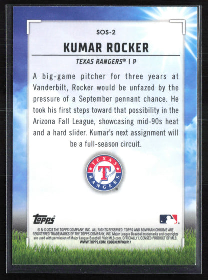 Kumar Rocker Sights on September