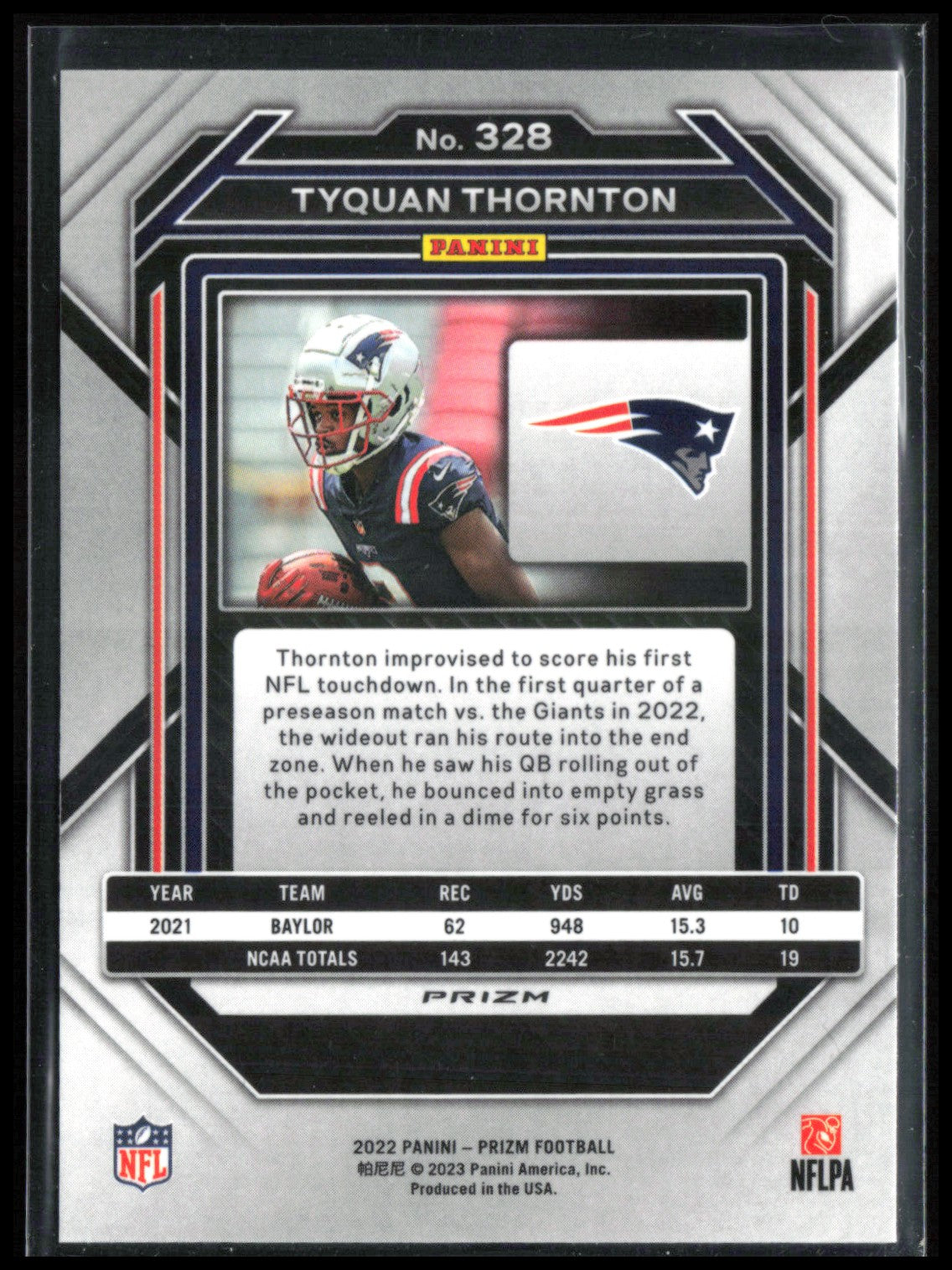 Tyquan Thornton RC Silver