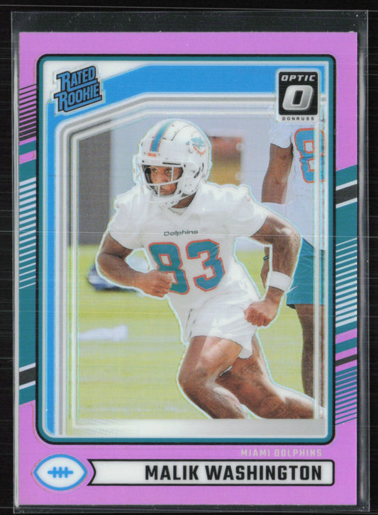 Malik Washington RC Pink Holo