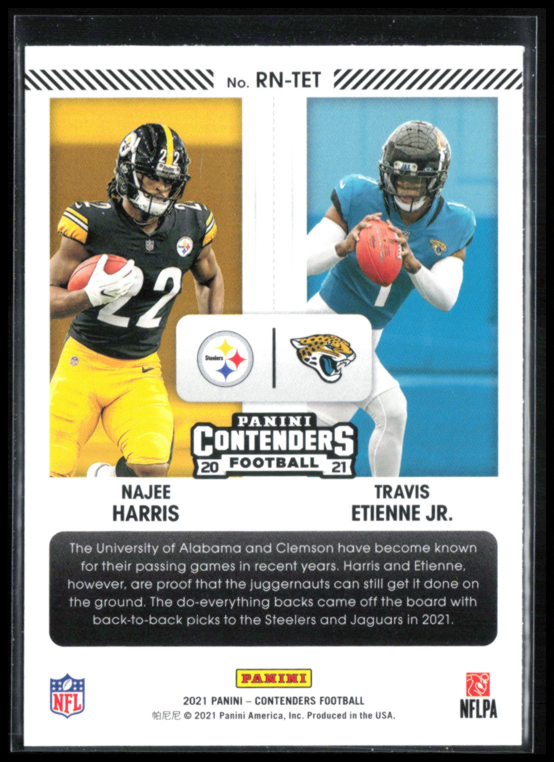 Travis Etienne Jr. / Najee Harris RC