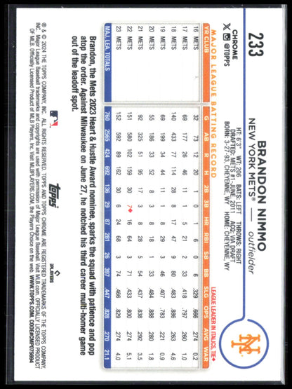 Brandon Nimmo X-Fractor