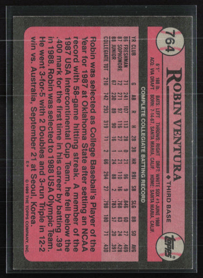 Robin Ventura 1989 Topps