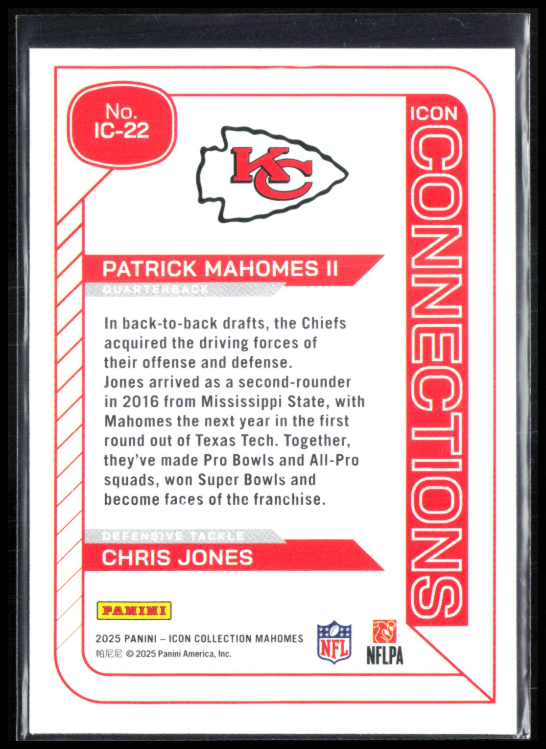 Chris Jones Icon Connections
