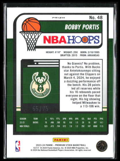 Bobby Portis Blue Pulsar /75