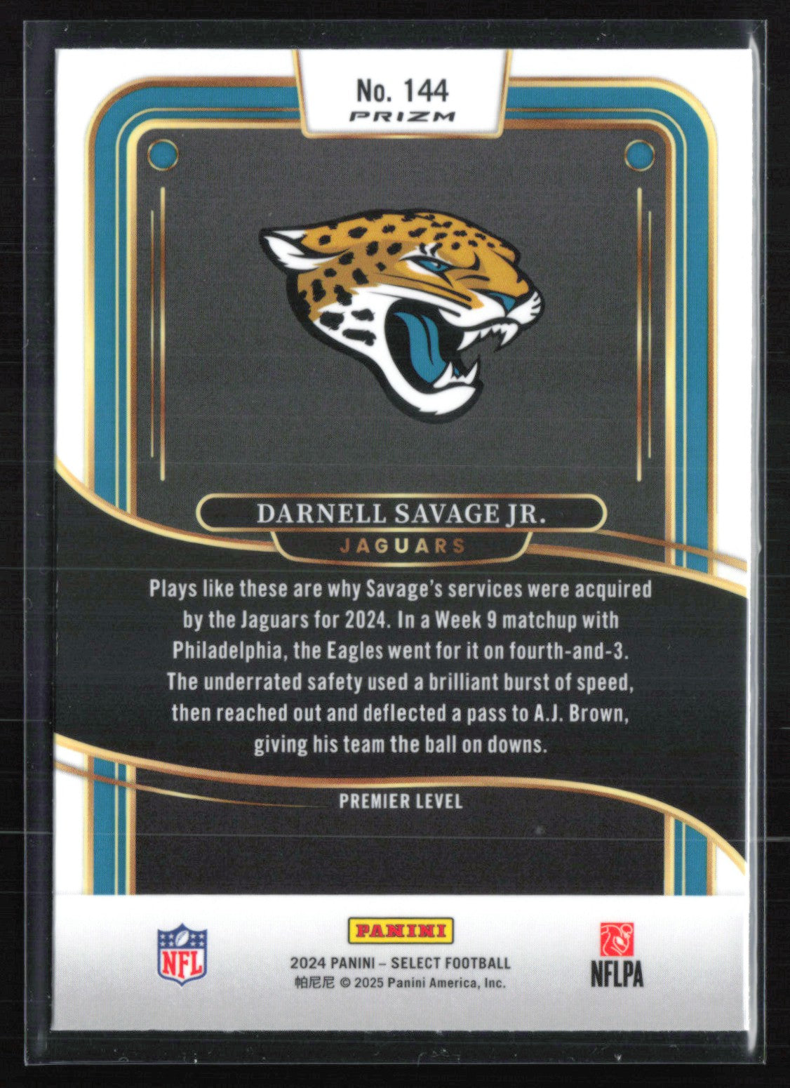 Darnell Savage Jr. Tri-Color Shock