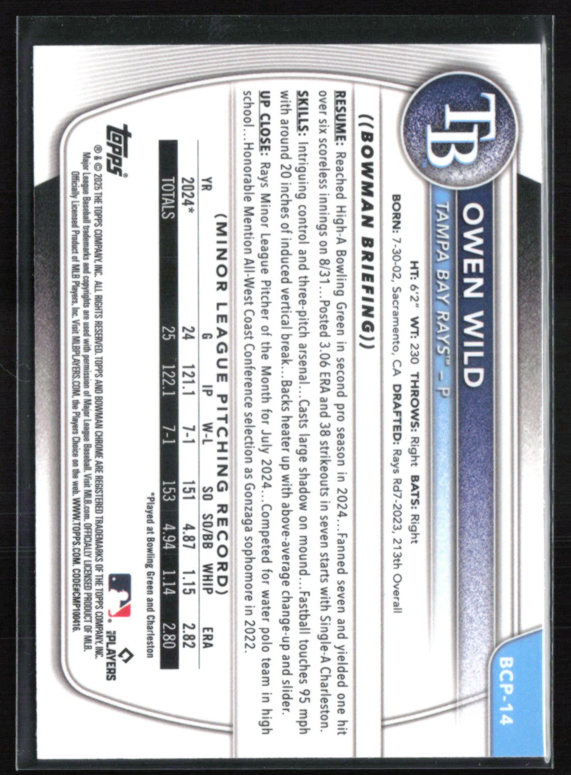 Owen Wild 1st Bowman