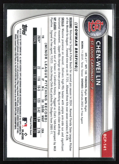 Chen-Wei Lin 1st Bowman
